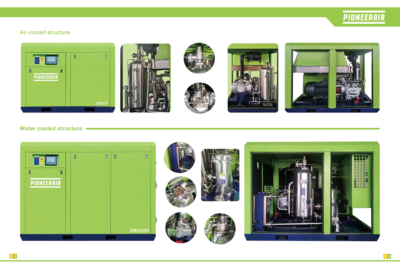 ail-free screw air compressor